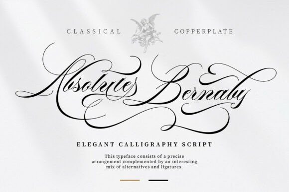 Absolute Bernaby – A Refined Calligraphy Typeface