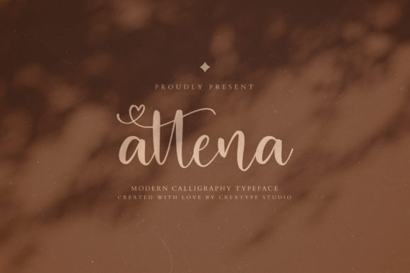 Attena: A Stylish Script Font for Creative Expression
