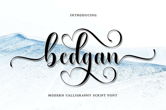 Bedgan Modern Calligraphy Script Font