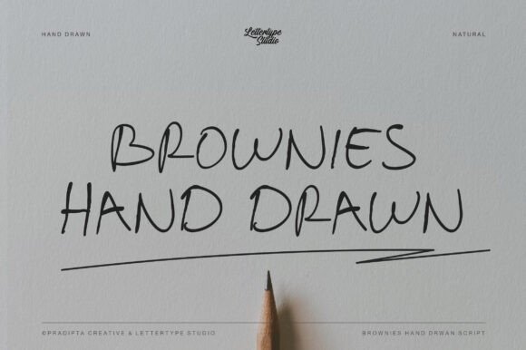 Brownies Handdrawn: A Versatile Script Font for Creative Expression