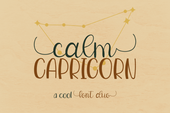 Calm Capricorn Duo: A Versatile Font Pair for Creative Projects