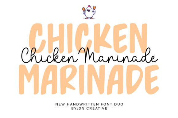Chicken Marinade Duo Font Duet