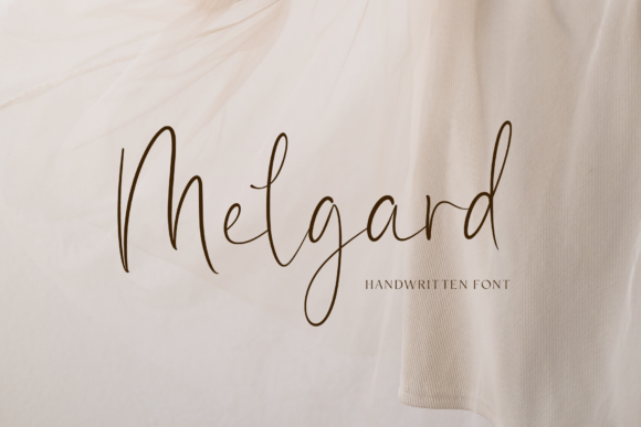 Discover Melgard: A Chic and Refined Script Font for Modern Design
