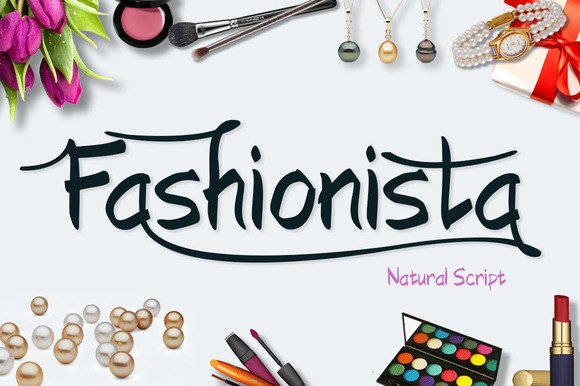 Fashionista: A Beautiful Natural Script Font for Creative Expression