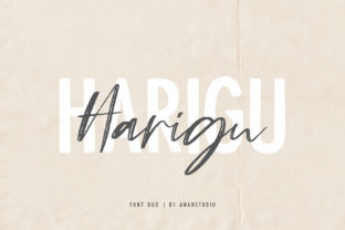 Harigu Duo: A Font Pair for Creative Expression