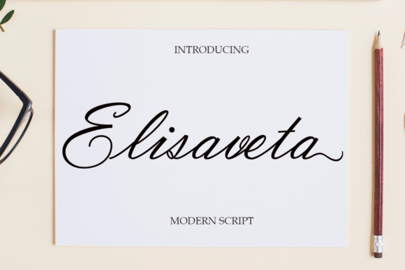 Introducing Elisaveta: A Modern Script Font That Redefines Elegance in Design