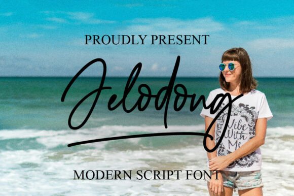 Jelodong: A Modern Script Font for Professional and Creative Projects