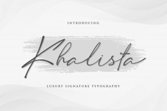 Khalista: A Versatile Script Font for Creative and Professional Design Applications