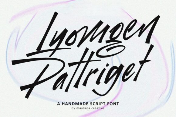 Lyomgen Pattriget: The Edgy Handmade Script Font Redefining Modern Typography