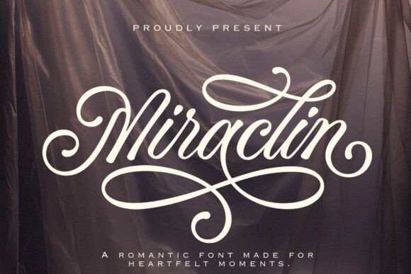 Miraclin: A Romantic Script Font for Elegant Design