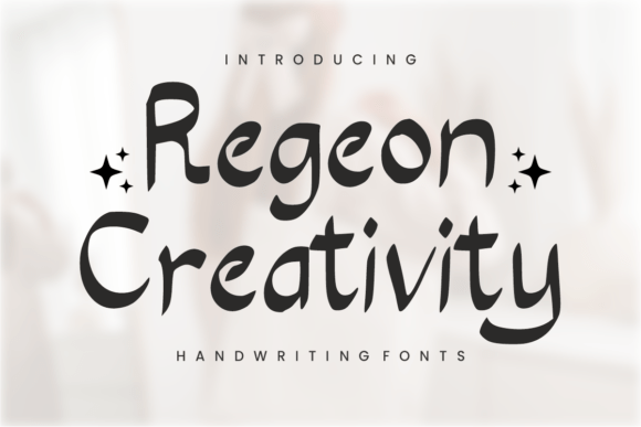 Regeon Creativity Font for Bold Expression