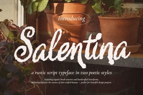 Salentina: A Rustic Font for Purposeful Design and Branding