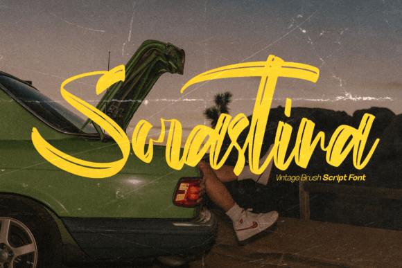 Sorastina: A Nostalgic Brush Script Font for Vintage-Inspired Design